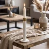 Countryfield Kandelaar pilaar Madras wit - Diverse afmetingen