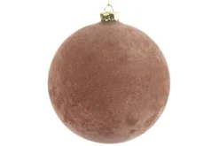 Countryfield Kerstbal Yana L roze - Ø12CM van Countryfield