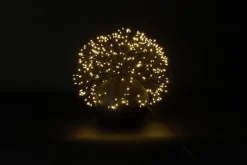Countryfield Kerstverlichting LED timer Apollo zwart - 2 afmetingen