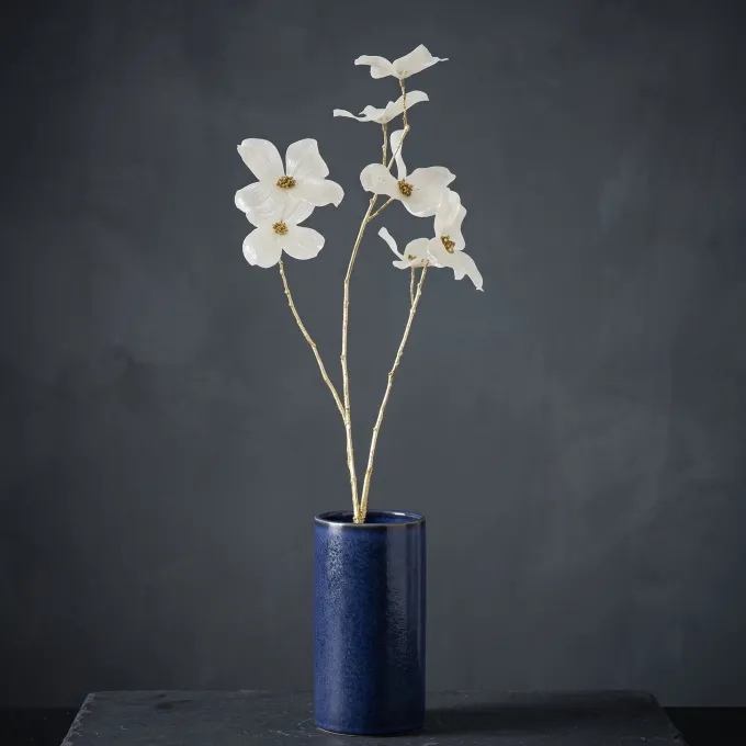 Countryfield Kunstbloem Sparkly Cornus S wit