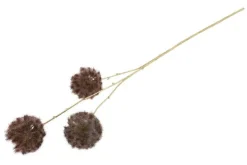 Countryfield Kunstbloem Taraxacum 3x bruin - 8 x 20 x 80 cm