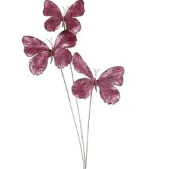Countryfield Kunstdeco Vlinder Lush Set van 3 takken met 3 vlinders per tak