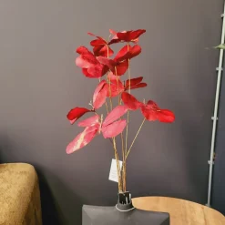Countryfield Kunstdeco Vlinder Lush rood Set van 3 takken met 3 vlinders per tak