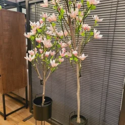 Countryfield Kunstplant Magnolia Loebneri S roze / wit - 120 cm