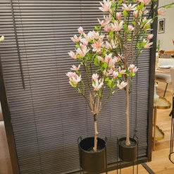 Countryfield Kunstplant Magnolia Loebneri S roze / wit - 120 cm