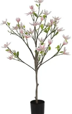 Countryfield Kunstplant Magnolia Loebneri S roze / wit - 120 cm