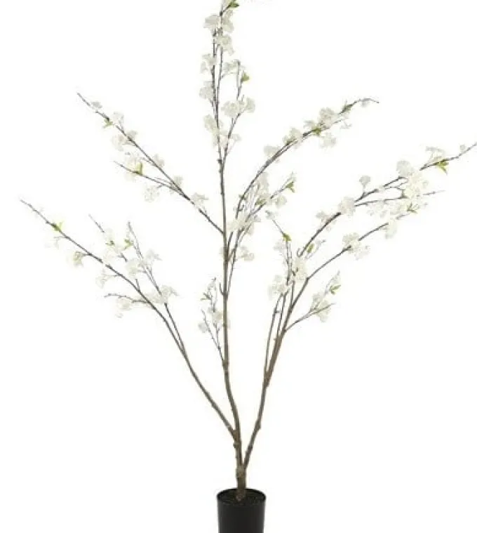 Countryfield Kunstplant Prunus M wit - L 50 x B 50 x H 185 CM