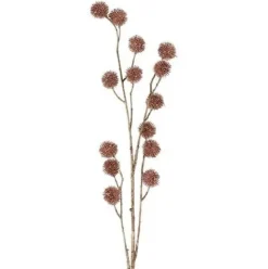 Countryfield Kunsttak Bloem Echinops roze - 4 x 13 x 105 cm
