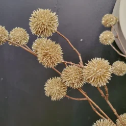 Countryfield Kunsttak Bloem Echinops champagne - 4 x 13 x 105 cm
