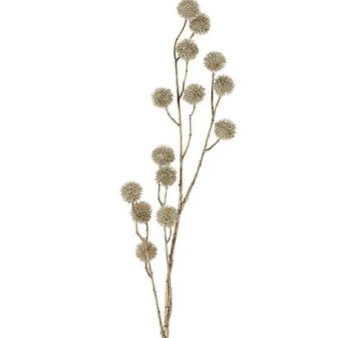 Countryfield Kunsttak Bloem Echinops champagne - 4 x 13 x 105 cm