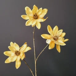 Countryfield Kunsttak Magnolia geel / goud