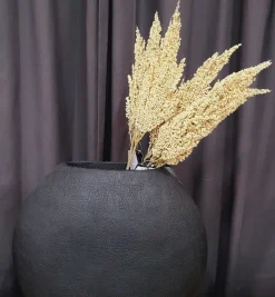 Countryfield Kunsttak Sorghum beige - Sfeervolle zijden tak voor in de vaas