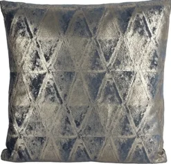 Countryfield Kussen Felisa blauw - Sierkussen 45x45 cm