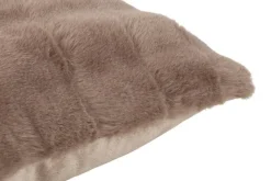 Countryfield Kussen Imitatiebont Cosy Eloise grijs / bruin