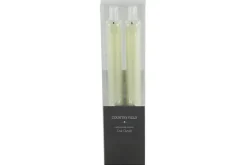 Countryfield LED Licht Dinerkaars Lyon rustiek creme - set van 2