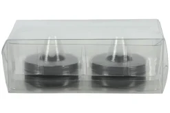 Countryfield Maxi theelicht Ø6,7CM LED Patio set van 2 zwart