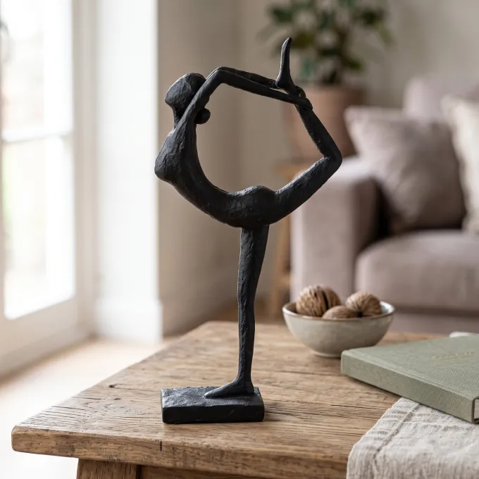 Countryfield Ornament Ballerina no1 Odile zwart - Stijlvol woonaccessoire