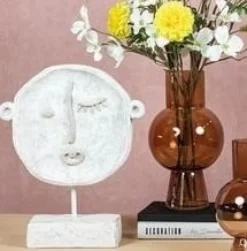 Countryfield Ornament gezicht Picasso wit