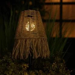 Countryfield Solar LED tafellamp con Ono L naturel