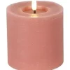 Countryfield Stompkaars rustiek Ø10CM LED Lyon S roze