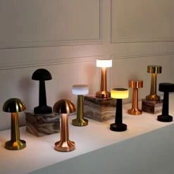 Countryfield Tafellamp Lampa zwart / wit oplaadbaar