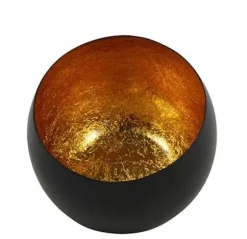 Countryfield Theelicht Obion S zwart / goud