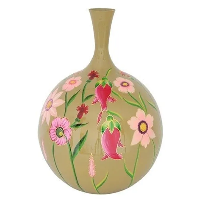 Countryfield Vaas Camina langnek L groen / roze