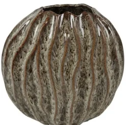 Countryfield Vaas ovaal Korali M bruin / crème - 35 x 17 x 34 cm