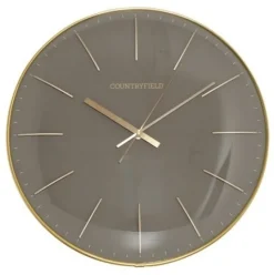 Countryfield Wandklok Bellamy taupe Ø 35 cm