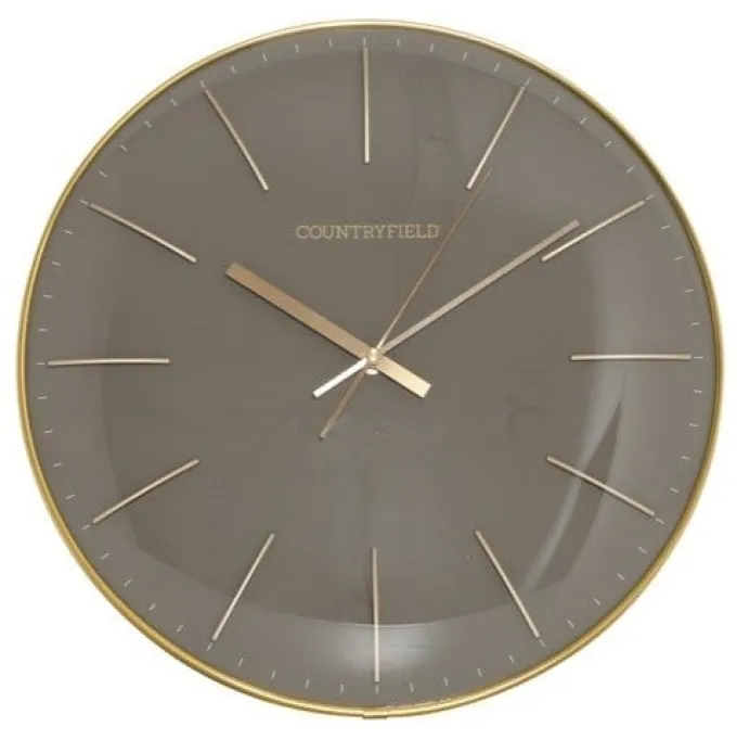 Countryfield Wandklok Bellamy taupe Ø 35 cm