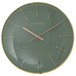 Countryfield Wandklok Bellamy groen Ø 35 cm