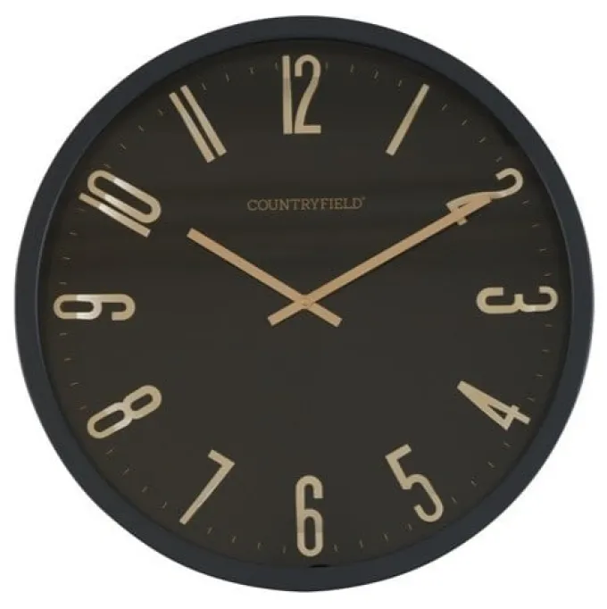 Countryfield Wandklok Copper M grijs/ zwartØ 40 cm