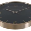 Countryfield Wandklok Copper M zwart / goud Ø 40 cm