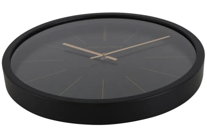 Countryfield Wandklok Copper L Zwart Ø 50,5 cm