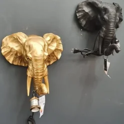 Countryfield Wandlamp olifant E27 Orwell goud - Countryfield