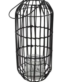 Countryfield Windlicht Kalita L zwart