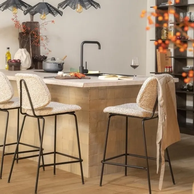 Eleonora Barstoel Jon - beige Maywood
