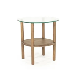 Eleonora Bijzettafel Cleo - lichtbruin