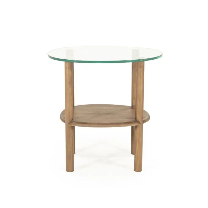 Eleonora Bijzettafel Cleo - lichtbruin