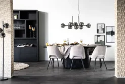 Eleonora Eettafel Aron ovaal 200x110 - bruin