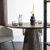 Eleonora Eettafel Aron rond 130 - bruin