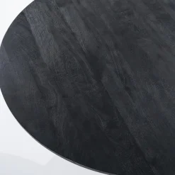 Eleonora Eettafel Aron rond 130 - zwart
