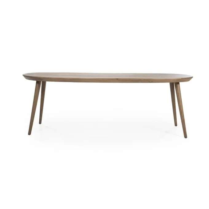 Eleonora Eettafel Elijah 260x100 cm - bruin