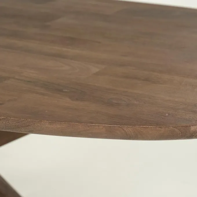Eleonora Eettafel Tycho 210x110 cm - lichtbruin