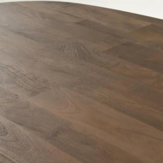 Eleonora Eettafel Tycho 210x110 cm - lichtbruin