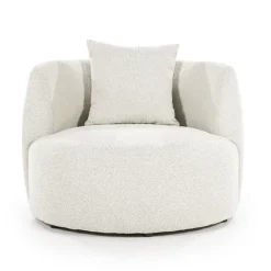Eleonora Fauteuil Louis met kussen - beige Spark