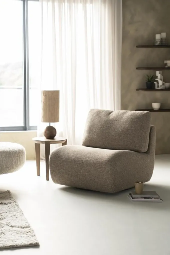 Eleonora Fauteuil Lucia - bruin Donna