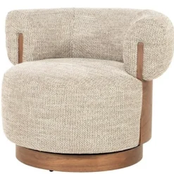 Eleonora Fauteuil Nila bruin - taupe Vanu