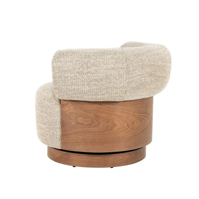 Eleonora Fauteuil Nila bruin - taupe Vanu