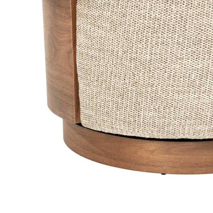 Eleonora Fauteuil Nila bruin - taupe Vanu